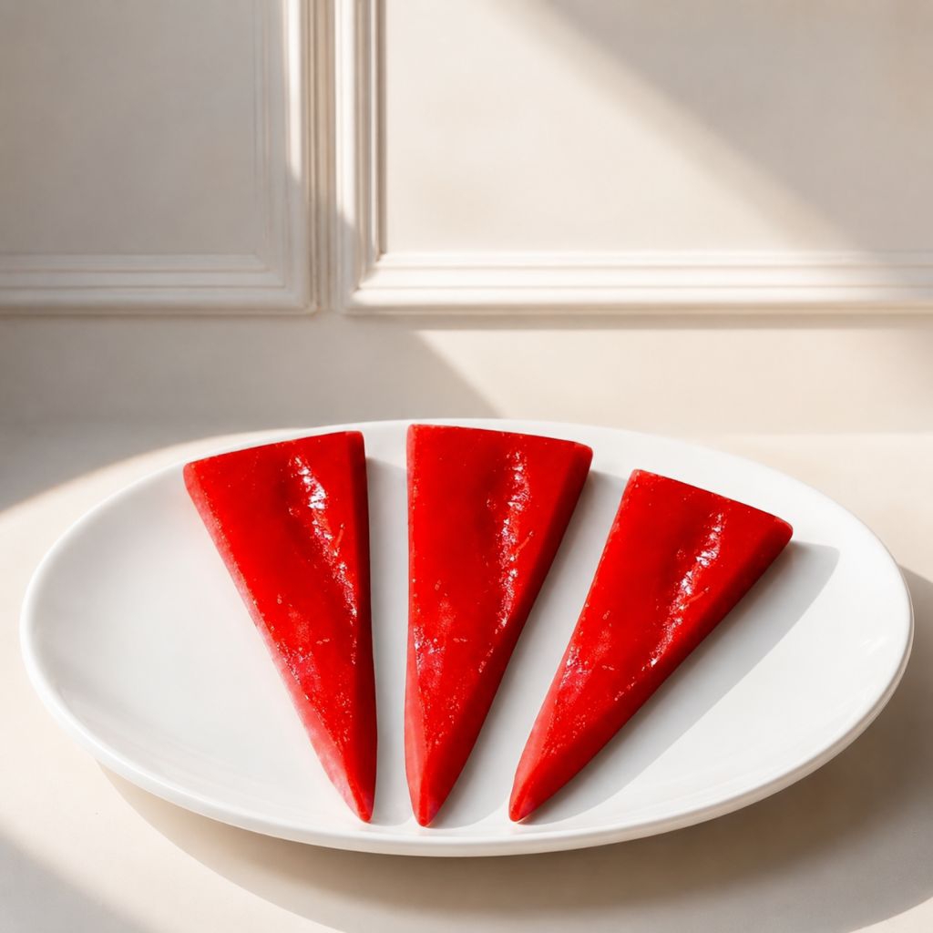 Replika buah pepaya/Imitasi pepaya potong/Pepaya palsu/Buah pepaya tiruan/Replika buah potong/Buah p