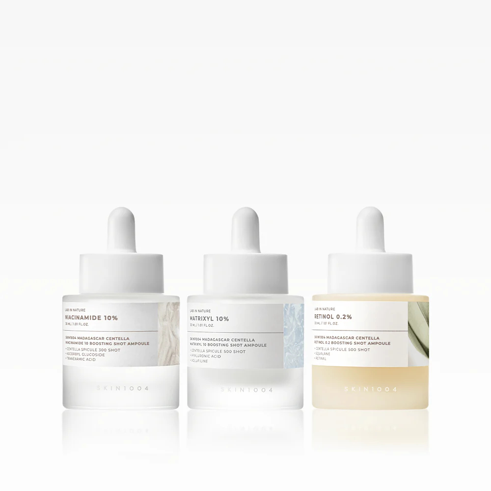 SKIN1004 Pick Your Boost Set -SKIN1004 Madagascar Centella Retinol 0.2 Boosting Shot Ampoule 30 ml +