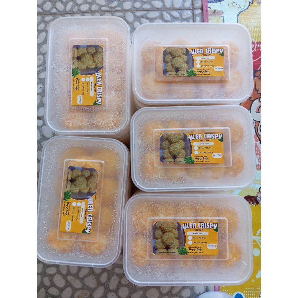 ULEN CRISPY ISI ONCOM DAN AYAM