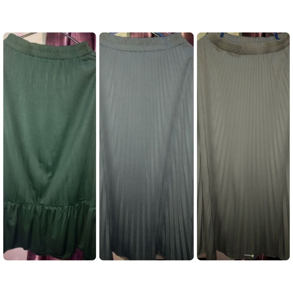 Preloved Rok Plisket Take All (HARGA PAS)