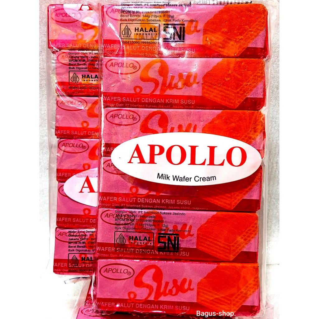 Apollo Wafer Susu isi 12
