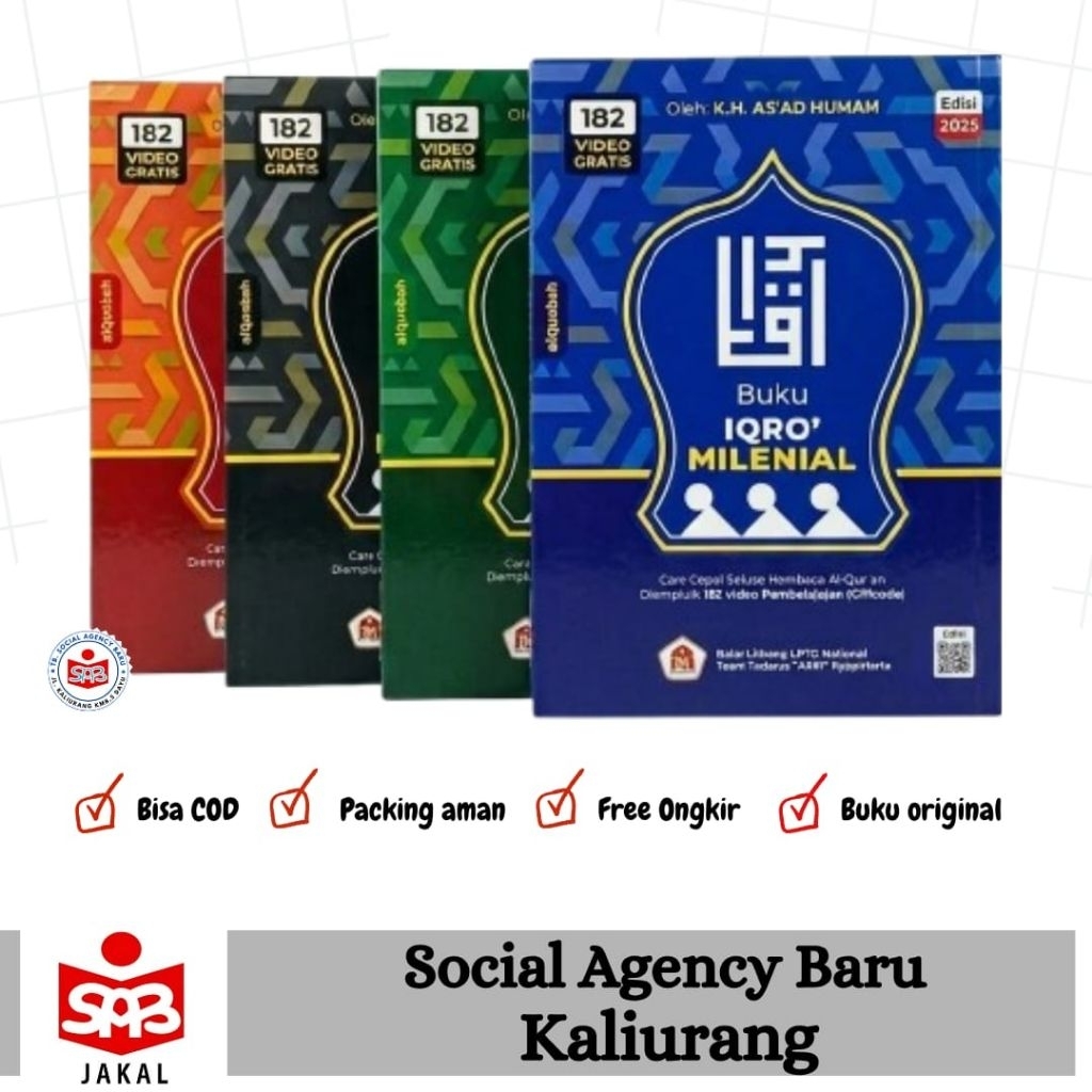 Iqro QR Code Milenial A5 Full Color
