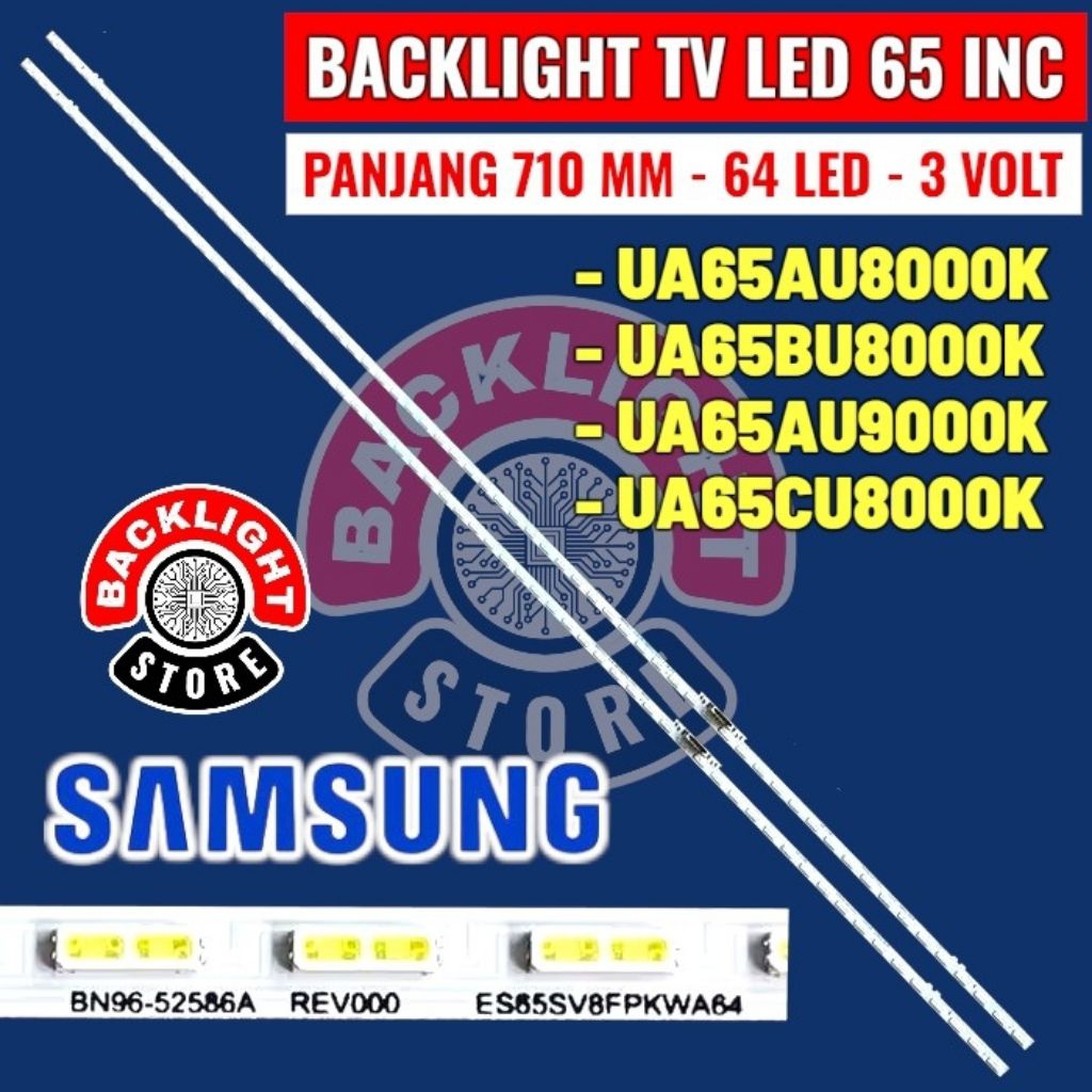 Backlight TV LED SAMSUNG 65 inc UA65AU8000K UA65BU8000K UA65AU9000K UA65CU8000K ua 65au8000k 65bu800