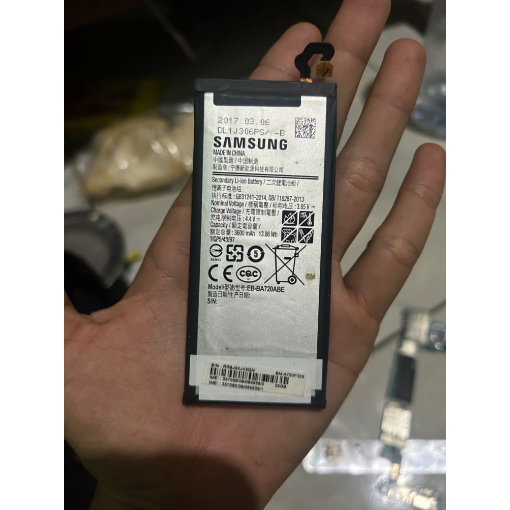BATREI ORIGINAL COPOTAN SAMSUNG A7 2017