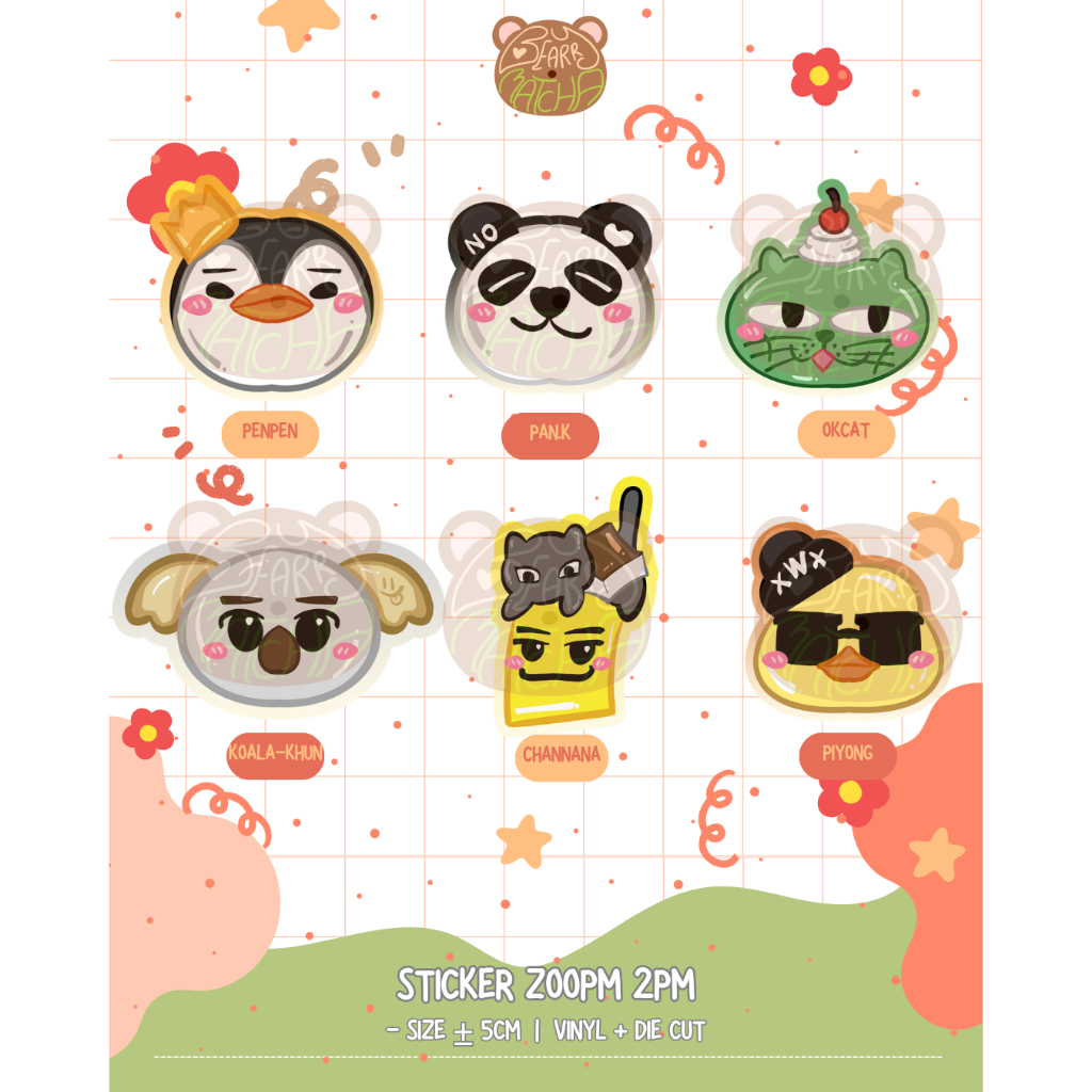 [READY STOCK] Sticker 2PM ZOOPM