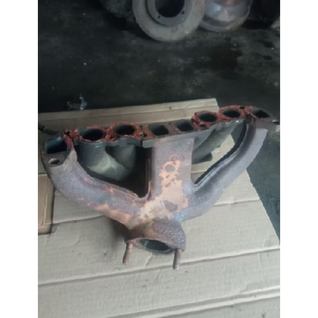 Manifold Manipul Manipol Api Exhaust Kijang Kapsul 5K/ 4K Original Cabutan