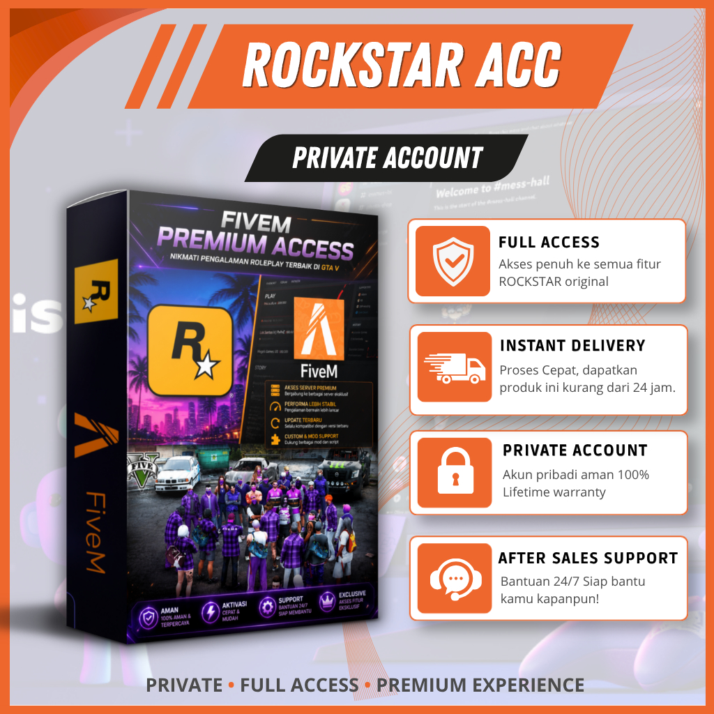 AKUN ROCKSTAR | FIVEM | PRIVATE
