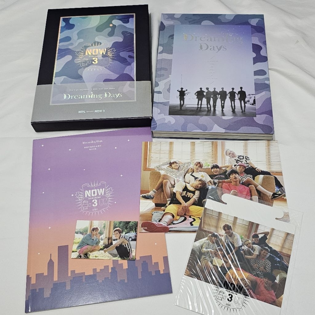 BTS NOW 3 in Chicago Dreaming Days Photobook DVD with pc univ jungkook jimin jk bangtan