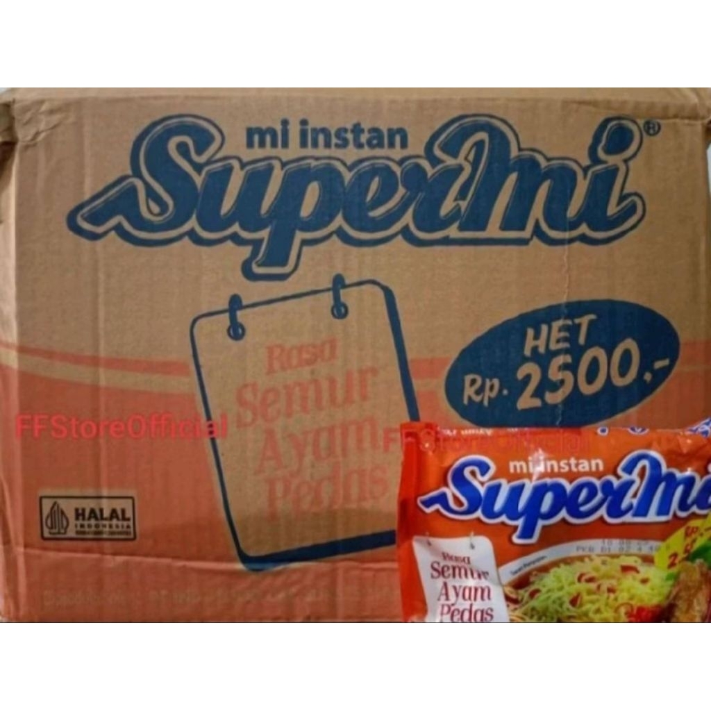 MI Instan Supermi Rasa Semur Ayam Pedas
