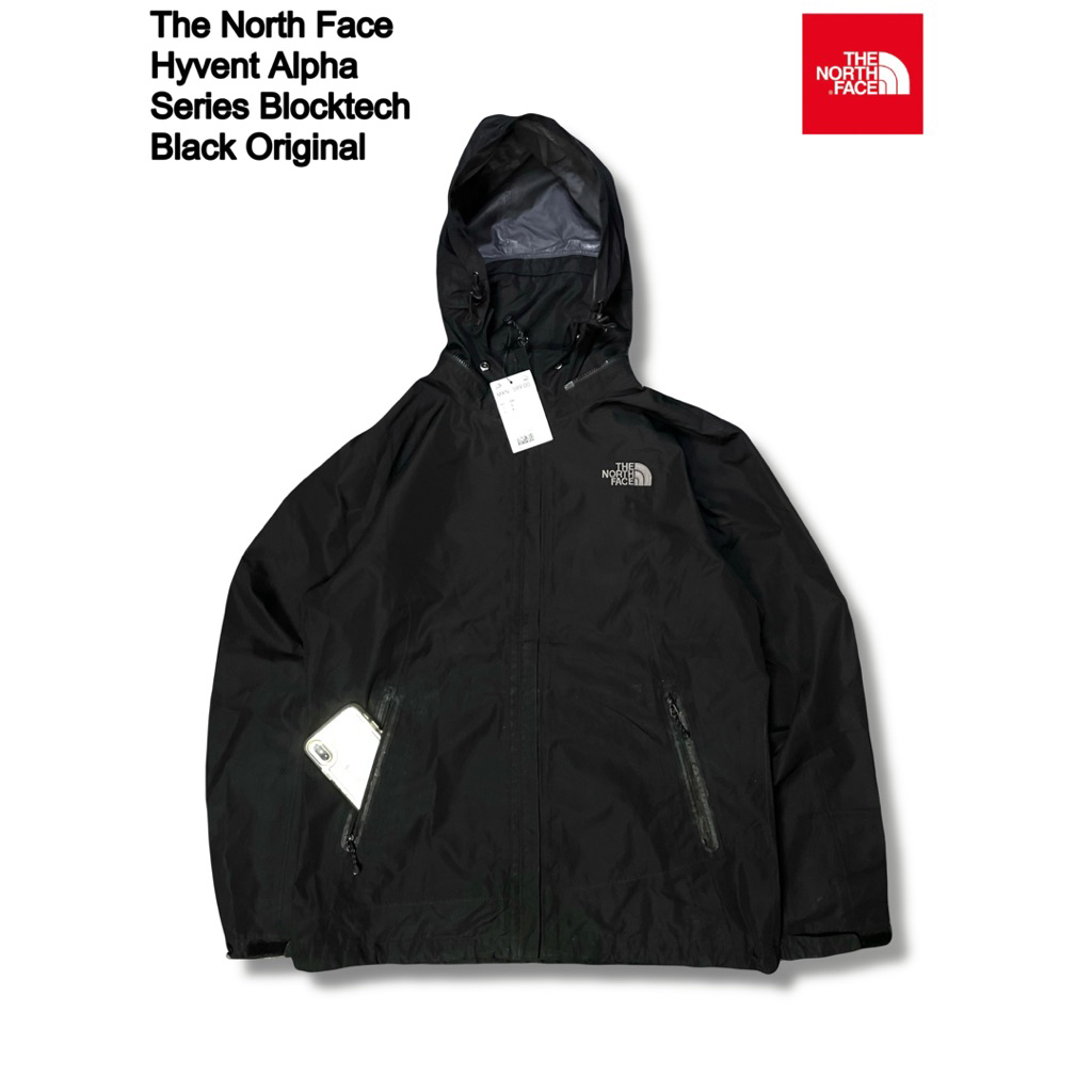 TNF The North Face Hyvent Alpha Series Blocktech Black Original Korean Market