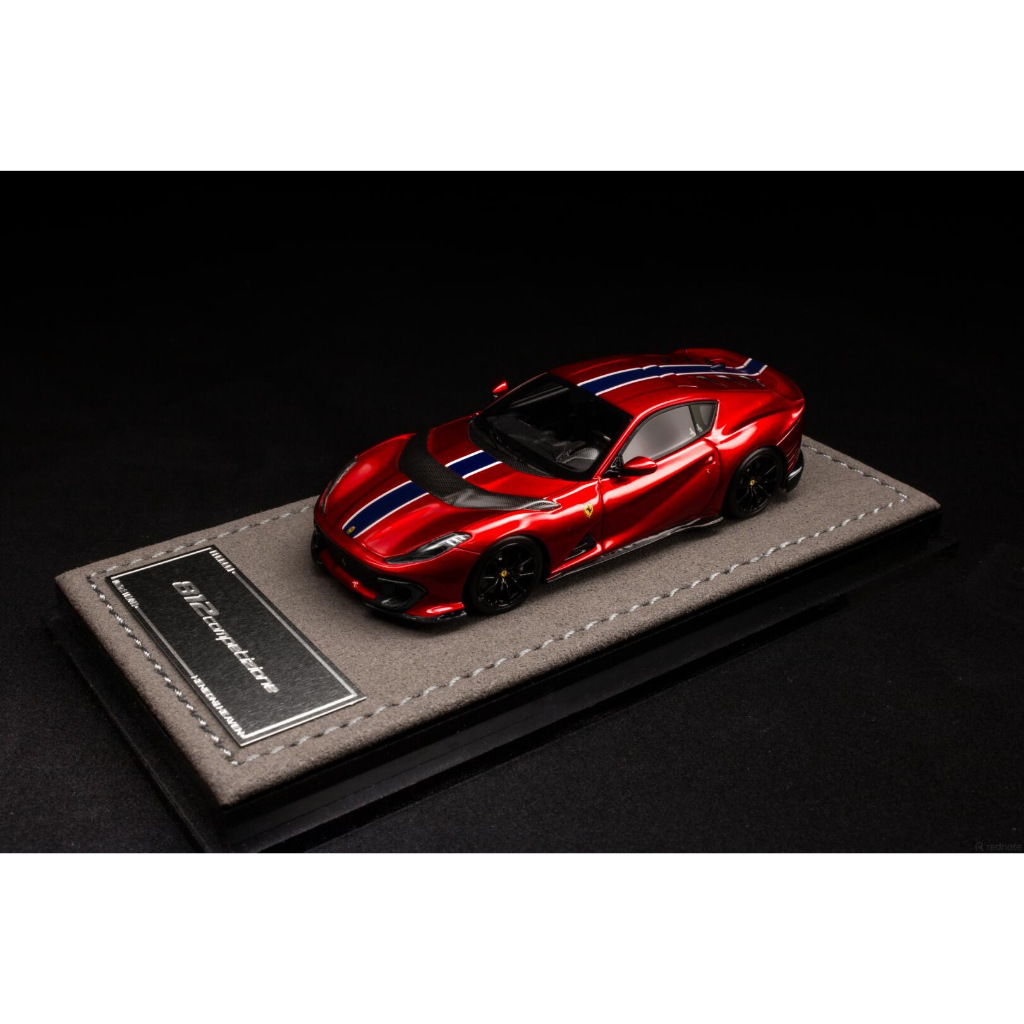 HH FERRARI 812 COMPETIZIONE DIECAST RESIN HH FERRARI 812 COMPETIZIONE RED FUOCO LIMITED EDITION RESI
