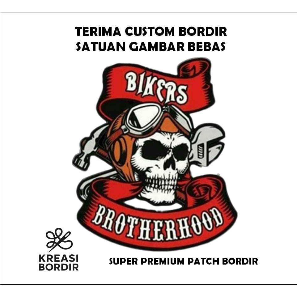 PATCH BORDIR LOGO EMBLEM BROTHERHOOD TERBARU#PATCHVIBE