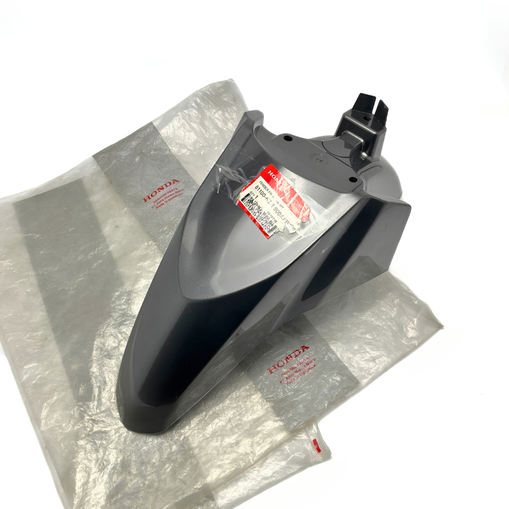 Vario 125 Techno KZR - Honda Ori Spakbor Sayap Depan / Front Fender - Hitam Kilat / Black Glossy - 6