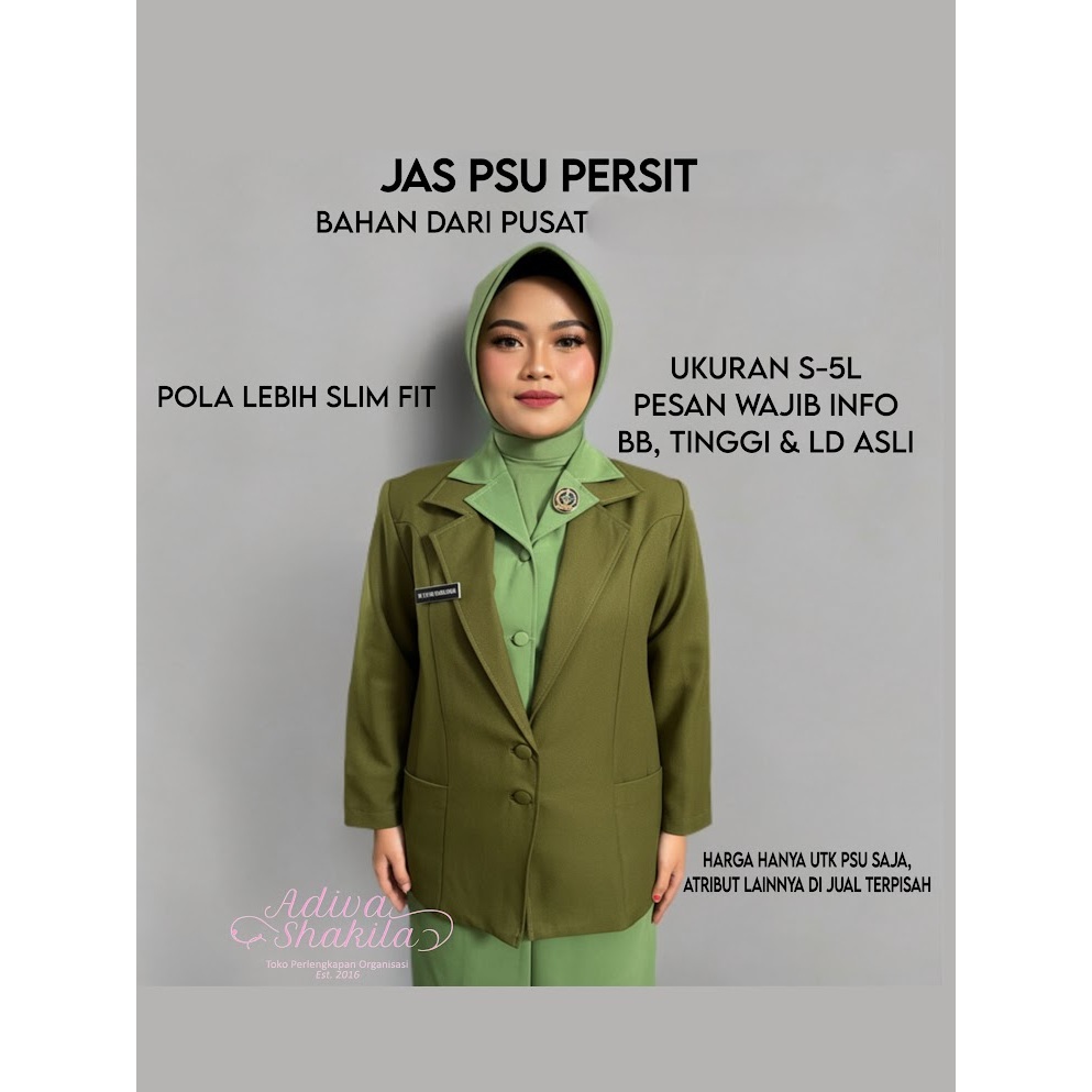 ADIVA -- JAS PSU PERSIT BAHAN PUSAT MOTIF KULIT JERUK