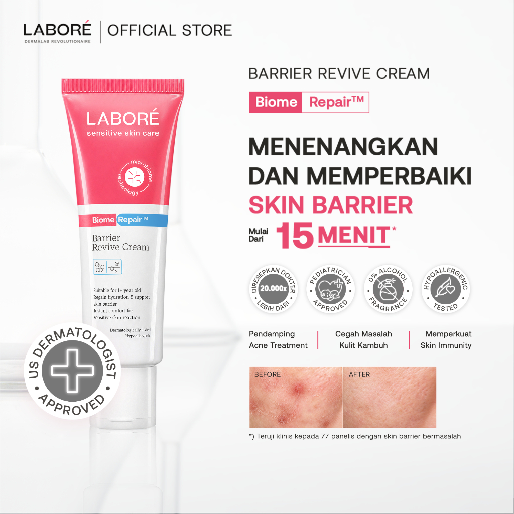 SYIFA HADJU AFTER TREATMENT CREAM - LABORÉ Sensitive Skin Care BiomeRepair Barrier Revive Cream - 50