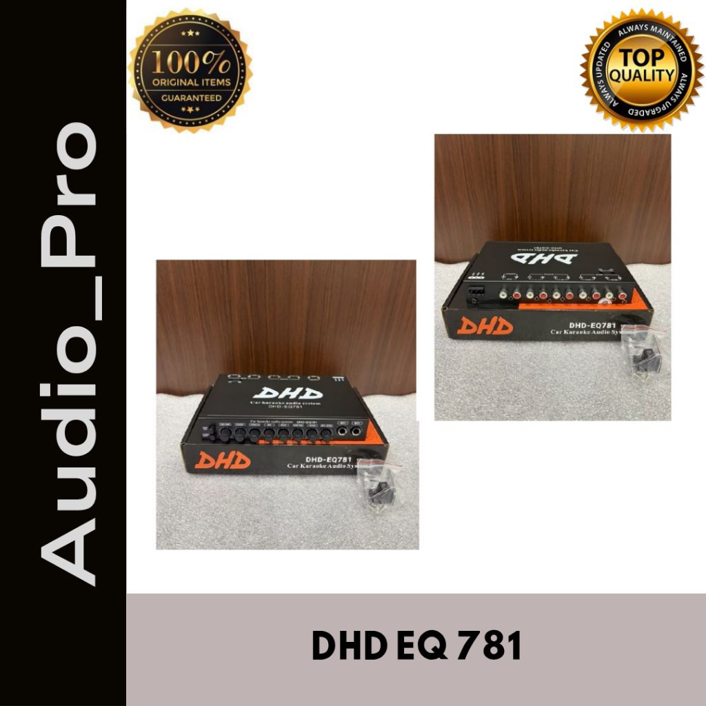 Parametrik Equalizer DHD EQ-781 EQ781 Car Karoke Audio Preamp Karoke Mobil Original