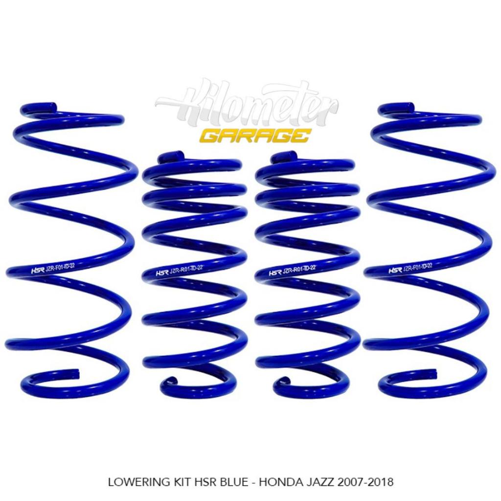 LOWERING KIT HSR BLUE - HONDA JAZZ 2007-2018
