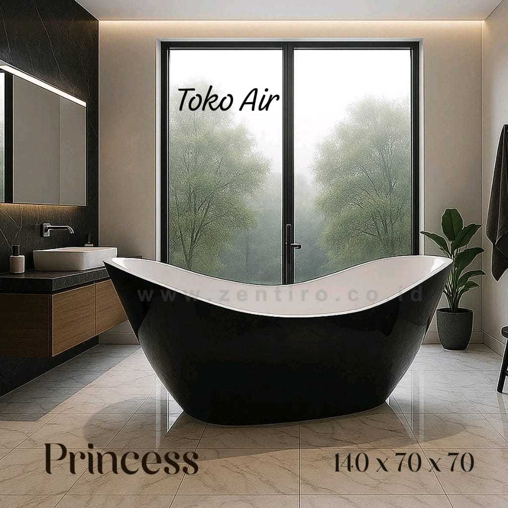 Bathtub ZENTIRO Bathtub Standing Marble Princess