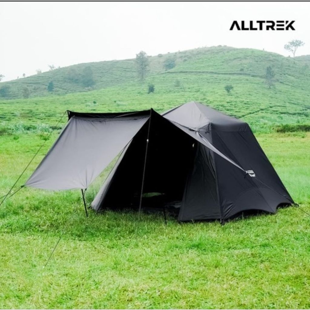 Tenda Evoria Alltrek Black . Prelove . Kondisi bagus . Evoria alltrek . Tenda Evoria