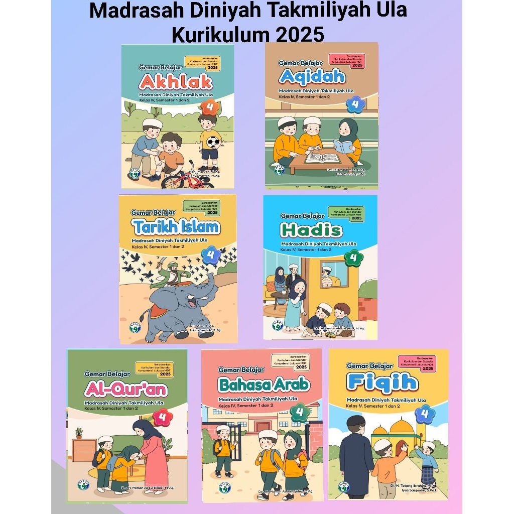 BUKU PAKET MDTA/MDTU KELAS 4 SD/MI KURIKULUM 2025
