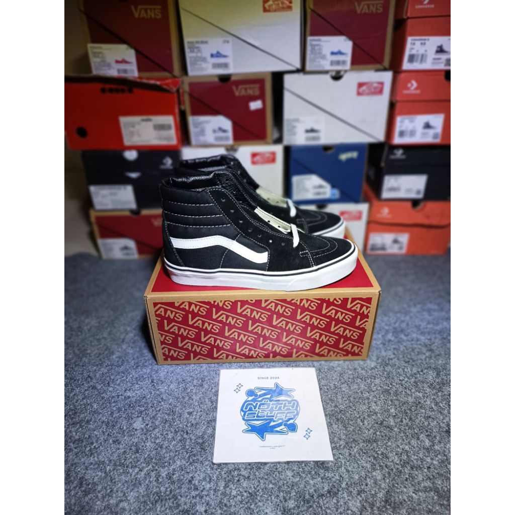 Vans SK-8 High Black White (Resmi PT GMG)