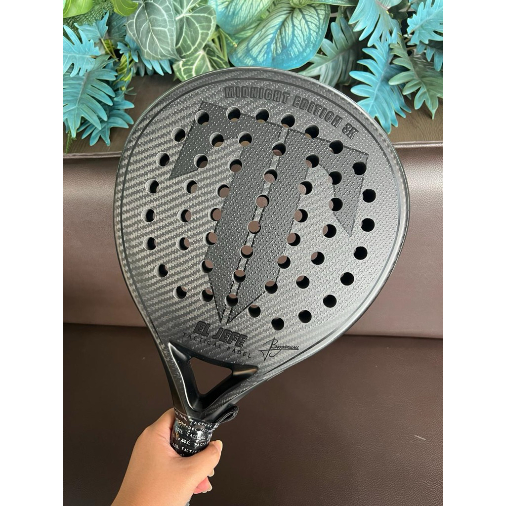 READYSTOCK Tactical El Jefe Raket Padel Midnight Edition 3K