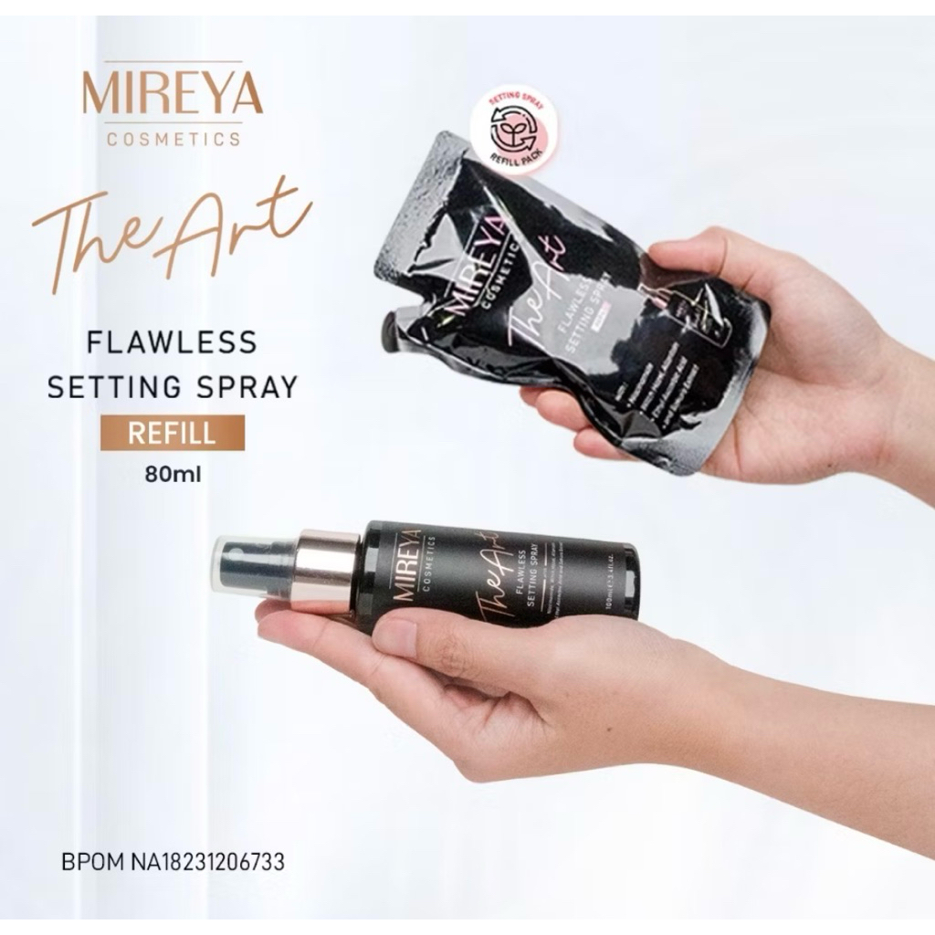 Refill Mireya The Art Flawless Setting Spray 80ml - Mireya Setting Spray & Finishing Spray