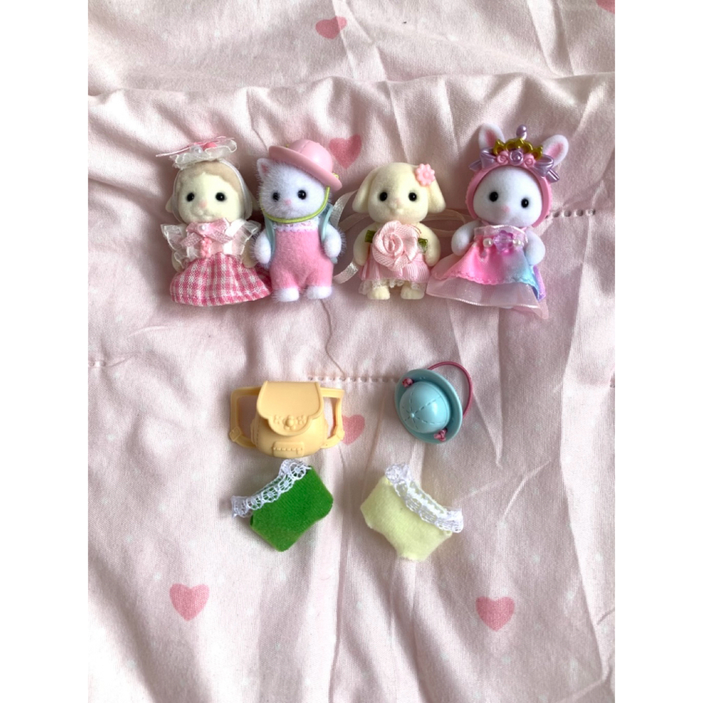 sylvanian family baby and printilan
