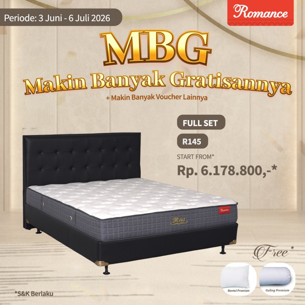 Romance - Kasur R145 (Full Set) Romance Grosir