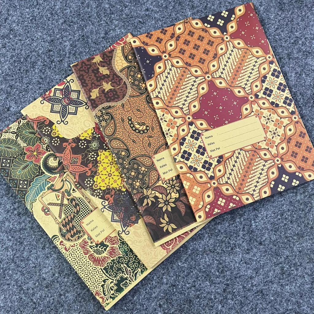 Sampul Buku Tulis / Sampul Coklat / Sampul Batik Ukuran Kwarto