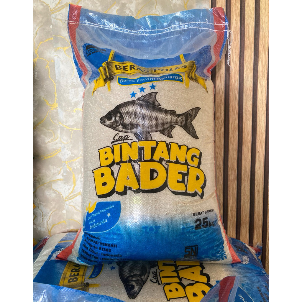 Beras putih punel wangi 25kg bintang bader