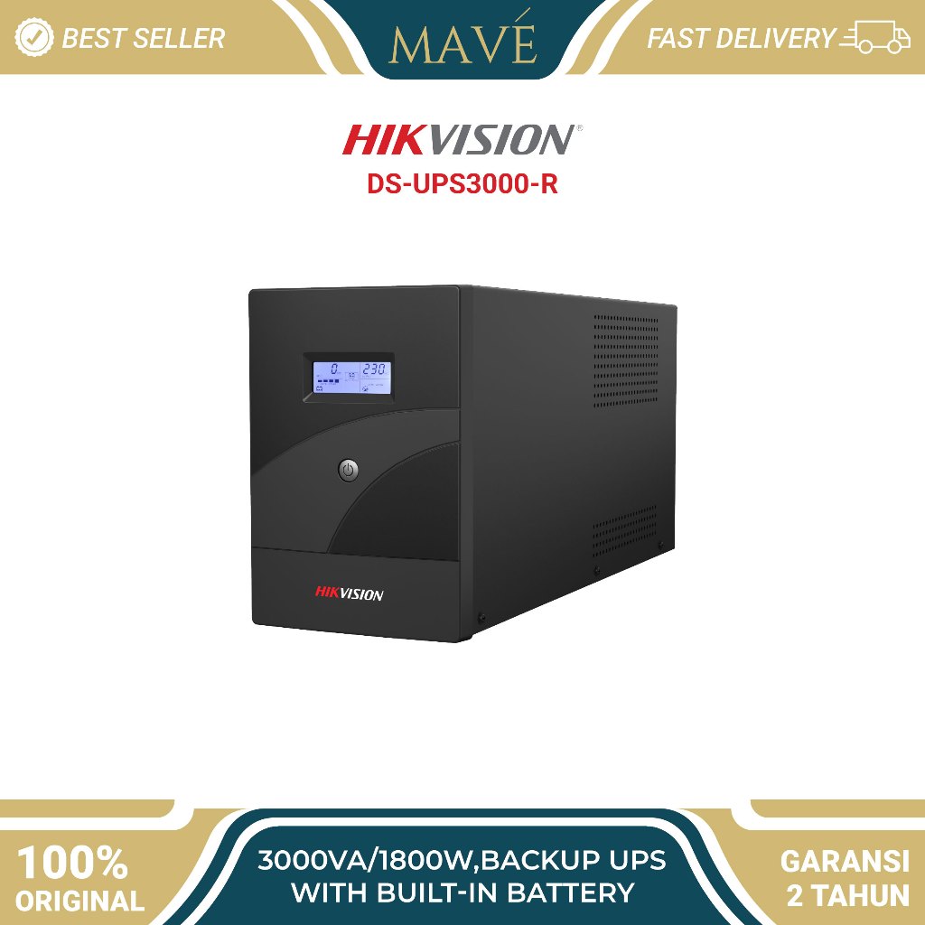 DS-UPS3000 - HIKVISION UPS 3000VA