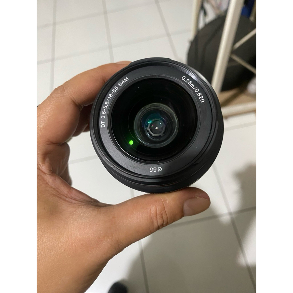 Lensa DSLR Camera Sony 18-55mm mulus normal semua