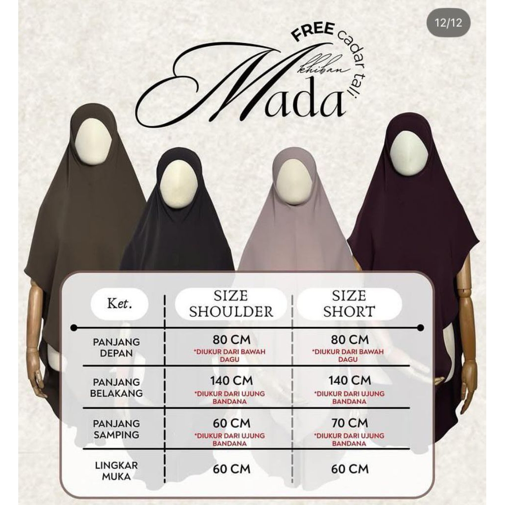 Khiban Mada Bonavista Black Shoulder (READY SIAP KIRIM)