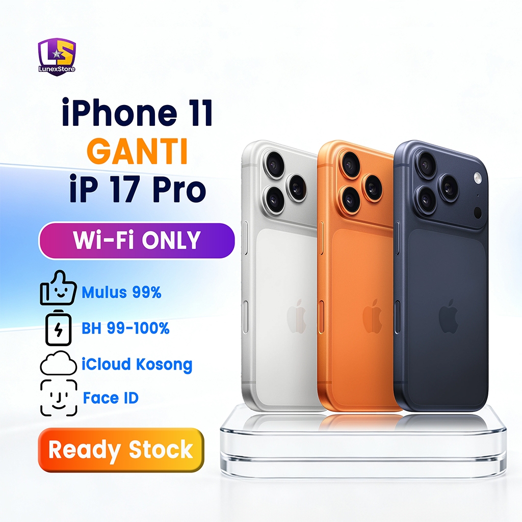 iPhone 11 - 17 PRO Variasi Khusus Bekas WIFI ONLY 64GB/128GB Second iP 11