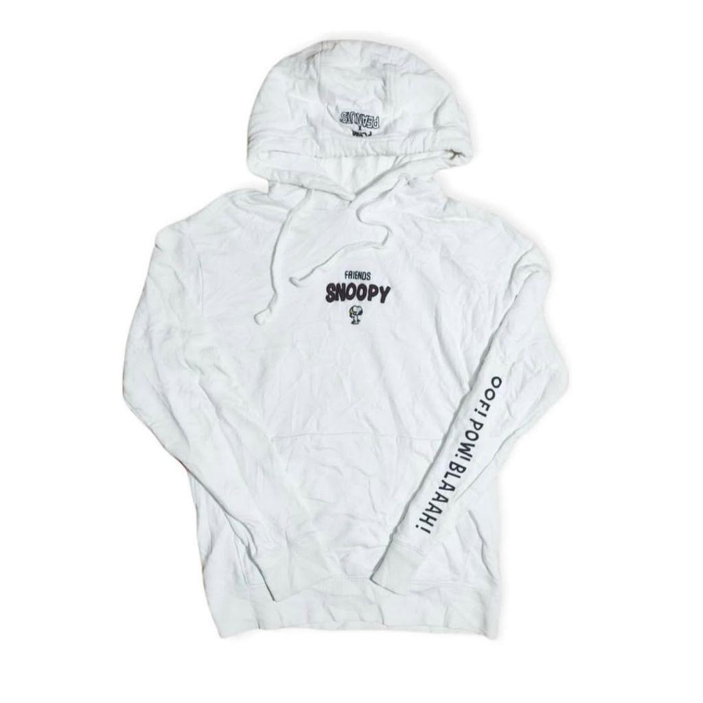 Hoodie Snoopy Polham X Peanuts Putih (Rp.150rb)
