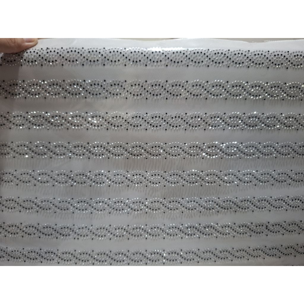 Payet mote mata tempel press hotfix swaroski diamond tempel motif lurus pola bunga gelombang