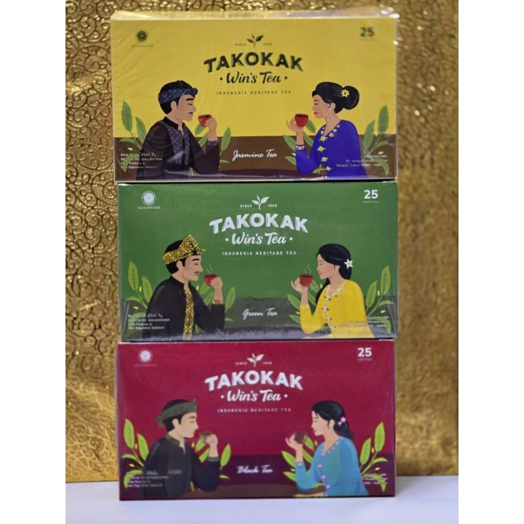 Takokak wins tea / green tea black tea jasmine tea / bubuk teh / tea bag / teh celup teh hijau minum