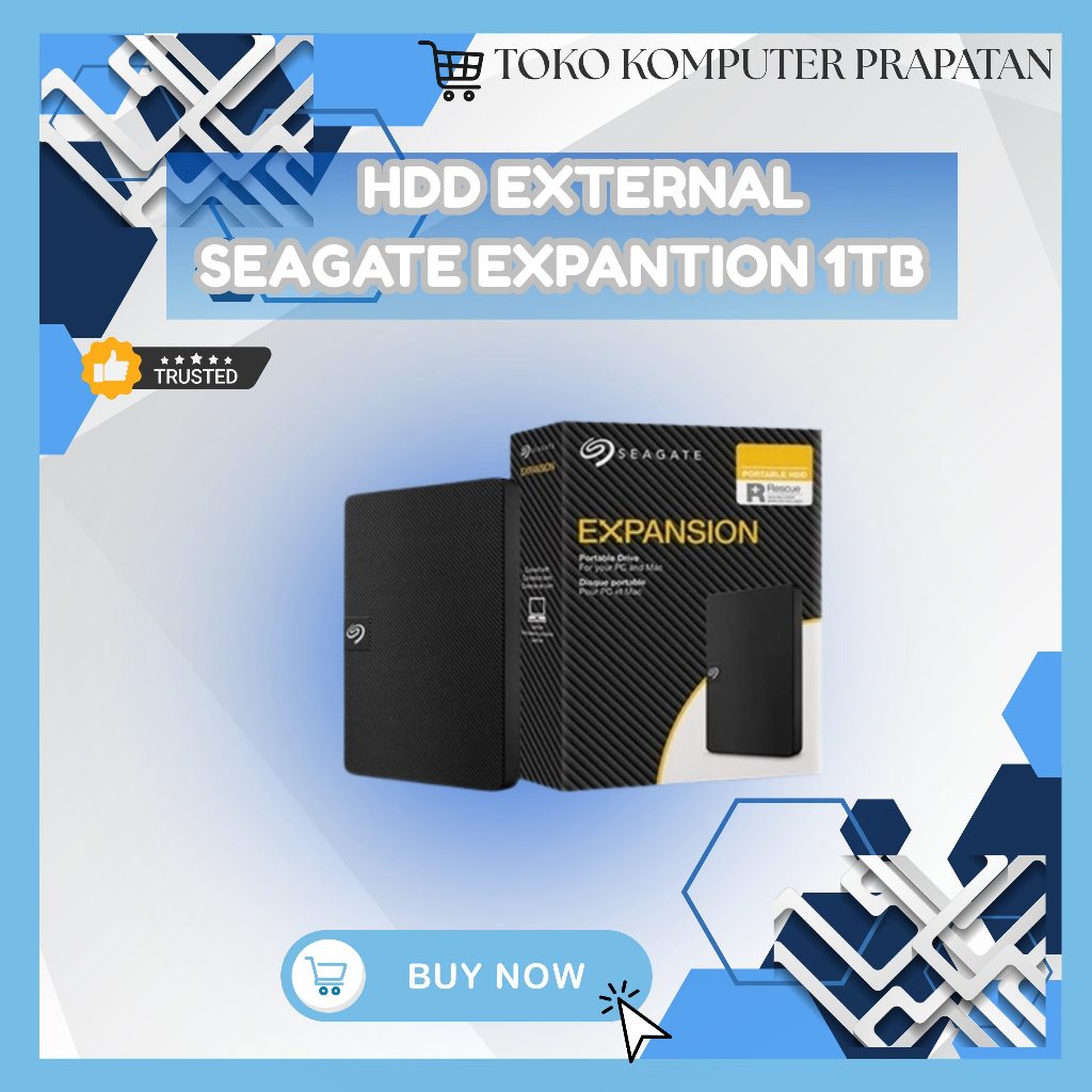 HDD External Seagate Expansion 1TB USB 3.0 Hard Disk Eksternal Portable Original