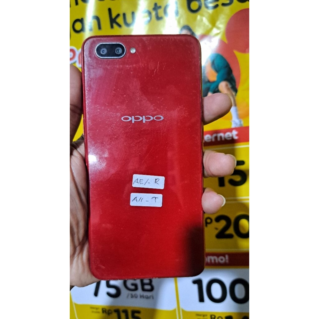 OPPO A3S RAM 3GB INTERNAL 32GB, SECOND, ORIGINAL OPPO, NORMAL TES, HP ONLY SIAP PAKAI