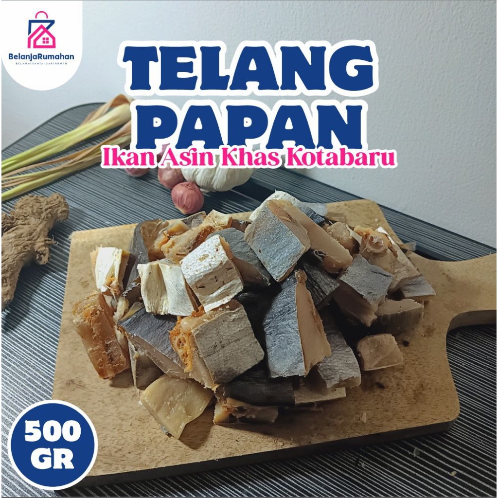 Ikan Asin Telang Papan Potong Kecil 500gr Asli Kotabaru