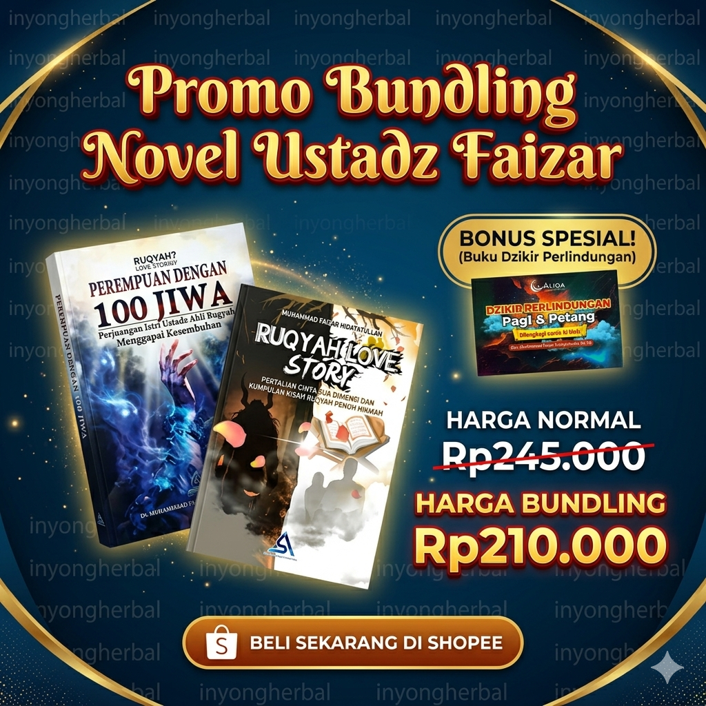 Bundling Buku Ruqyah Love Story 1 & 2 Karya Ustadz Muhammad Faizar