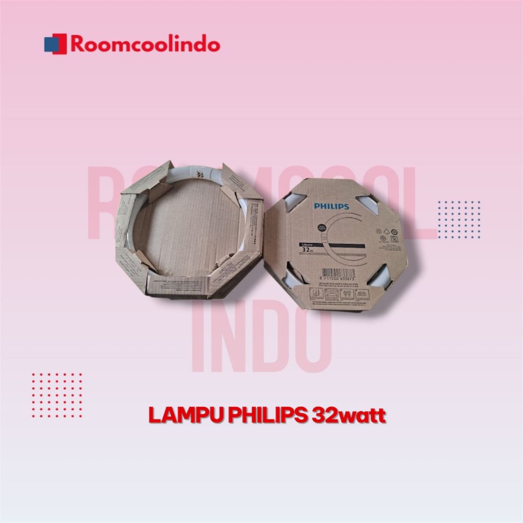 Lampu philips 32watt, model bulat