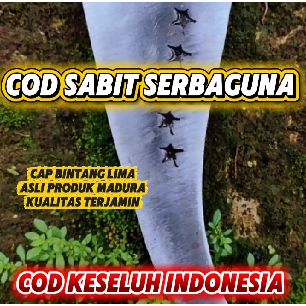 SABIT SERBA GUNA asli Madura original cap bintang lima