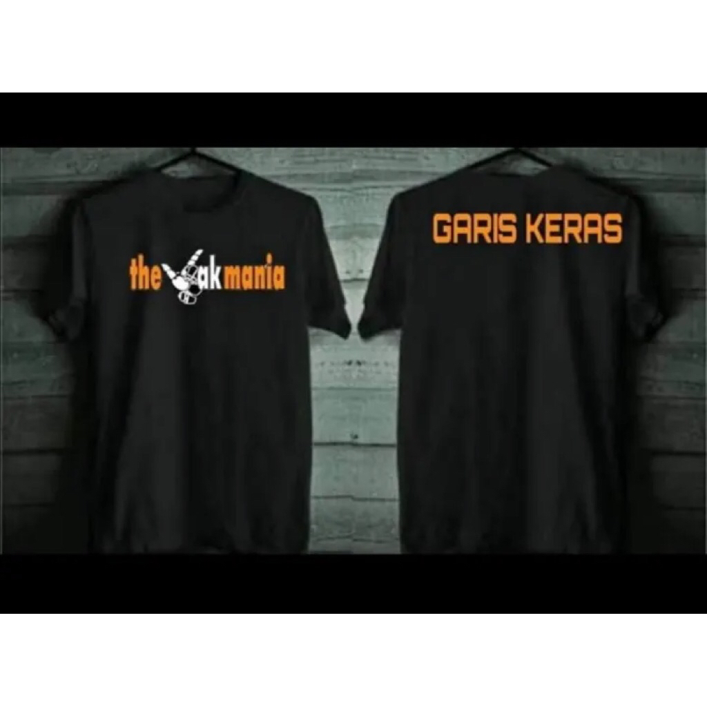 Kaos JACK MANIA GARIS KERAS / Baju T-shirt Distro Persija / Kaos Pria Dan Wanita