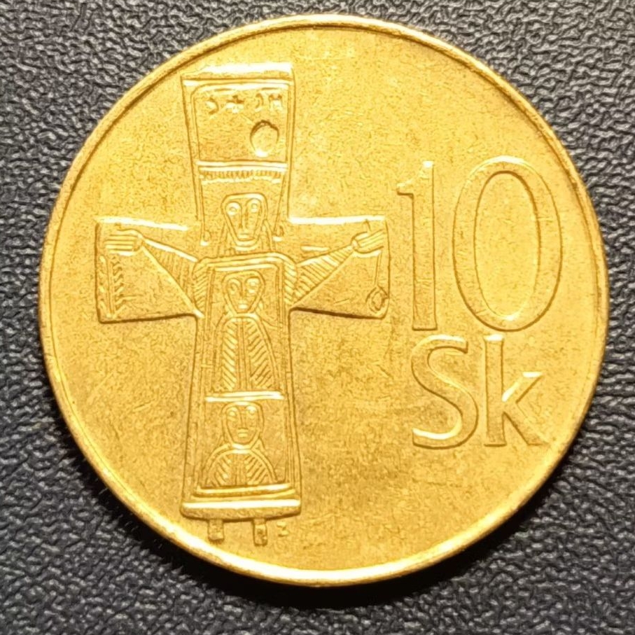 Koleksi Koin Asing Slovenia 10 Korun