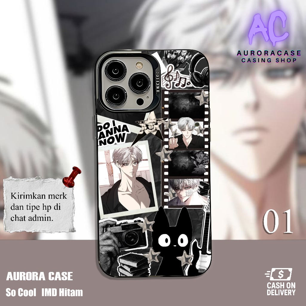 Case Pelindung Hp Socool Hybrid Motif Aesthetic Motiif Animasi Cartoon Comic Baek Siyoon  Kekinian V