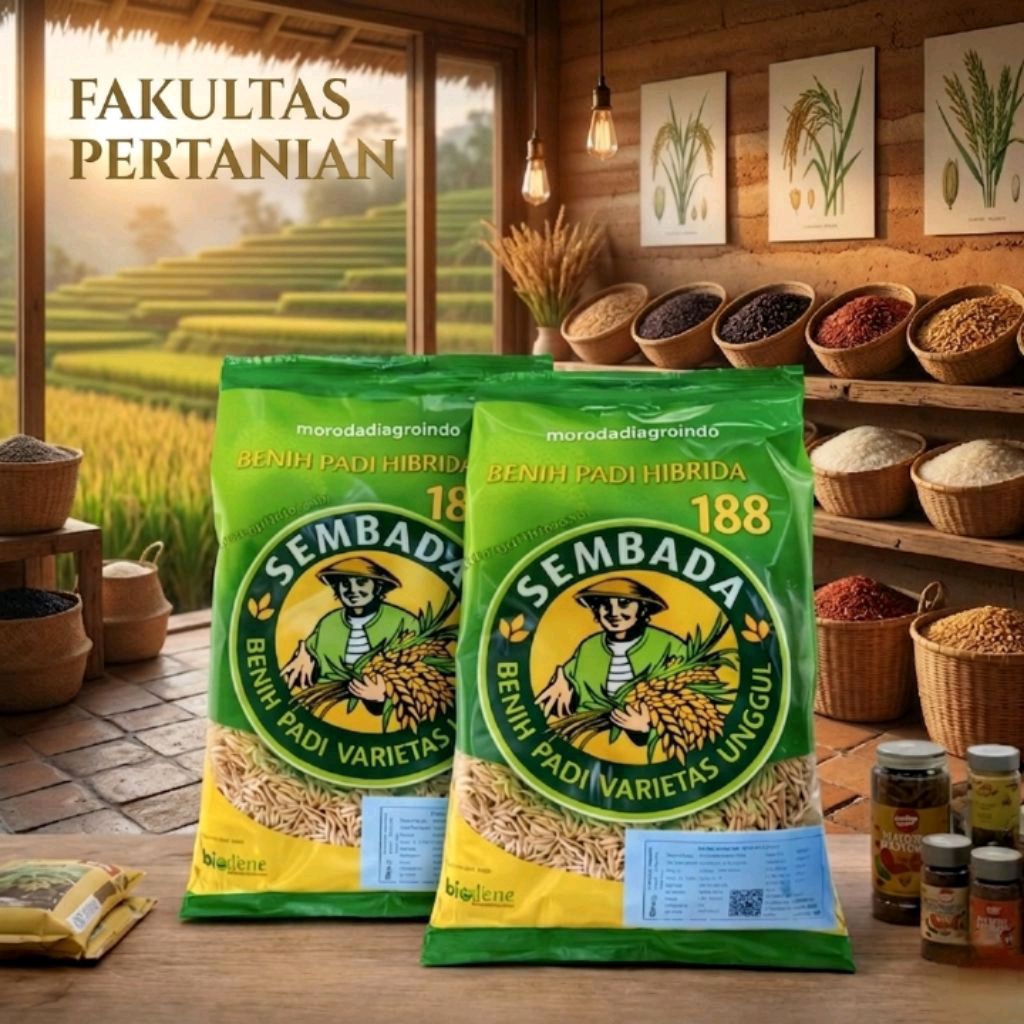 BENIH BIBIT PADI HIBRIDA SEMBADA 188 ORIGINAL