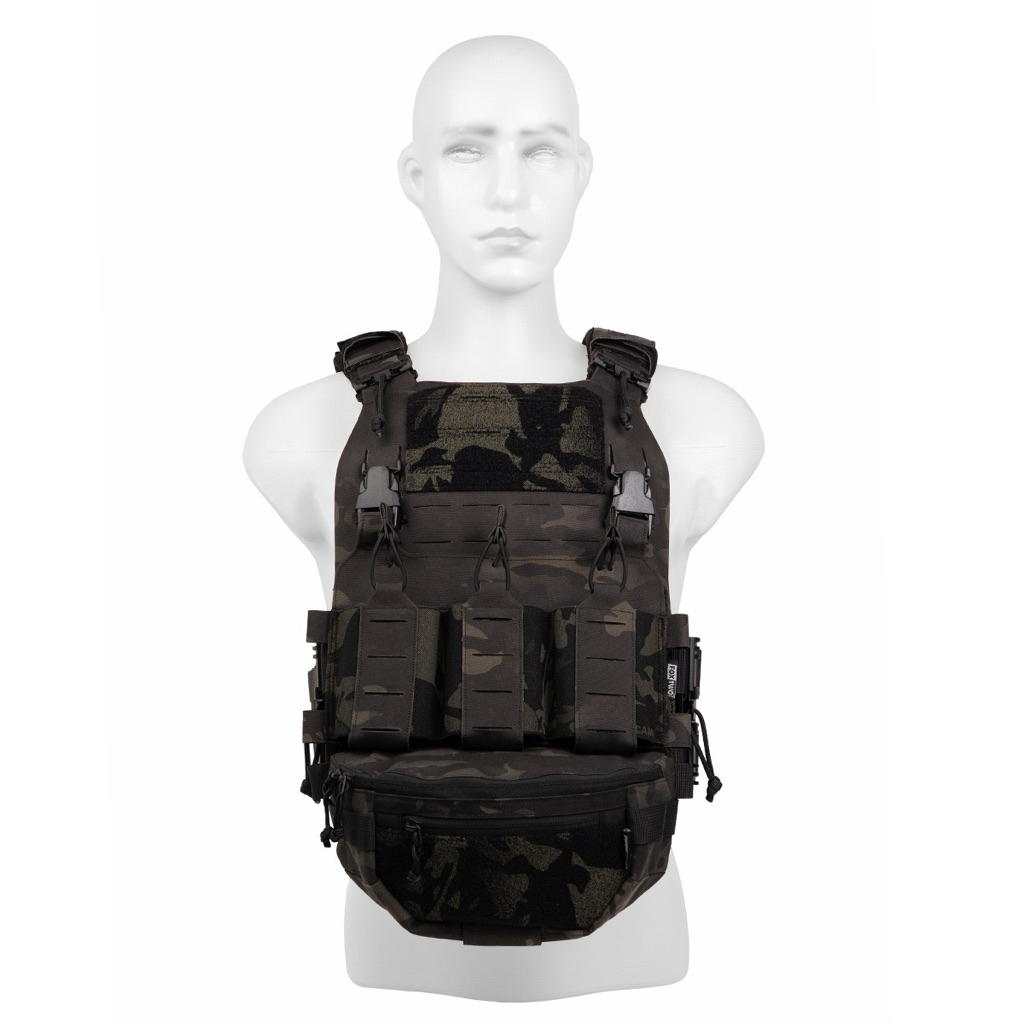 BODYVEST MULTICAM BLACK GEN III FOX TWO MOLLE CUT WEBING
