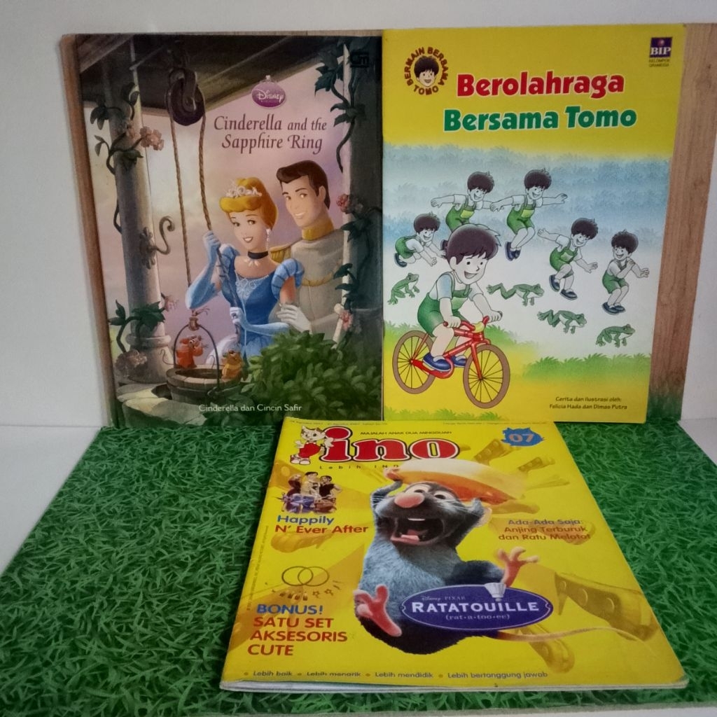 Majalah Anak Berolahraga Bersama Tomo-Cinderella-ino